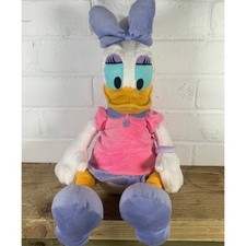 Disney Store Plush Daisy Duck Original 13" Soft Cuddly Toy Collectible