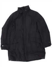 KAPPA Womens Windbreaker Coat UK 20 2XL Navy Blue Polyester BZ10