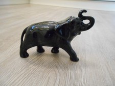 SYLVAC POTTER  BLACK ELEPHANT 5 inches high
