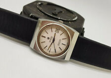 USED 1970'S ROAMER SEAROCK SILVER DIAL DATE AUTOMATIC MAN'S WATCH / U074