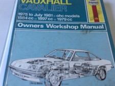 Vauxhall Cavalier Mk1 Workshop Manual