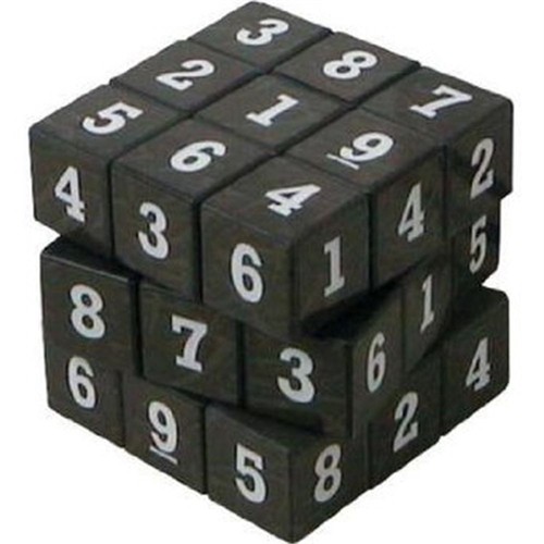 Sudoku cube puzzle - cube, game