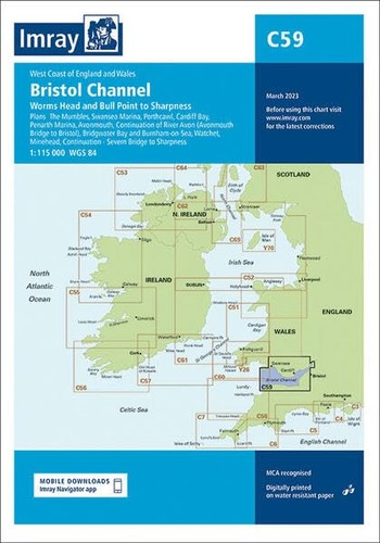 Imray chart c59 bristol - c59:,