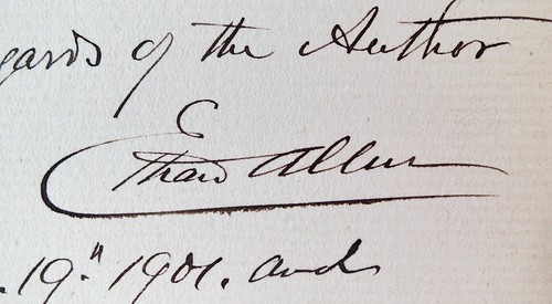 Signed ethan allen - signed, by