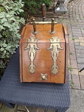 Lovely Antique Coal Box  Ash Box