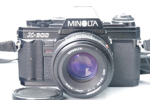 Minolta 300 35mm slr with - minolta,