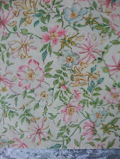 DORMA VTG HONEYSUCKLE&ROSE CURTAINS?/FABRIC&BOLSTER CUSHION COVER PLZ READ