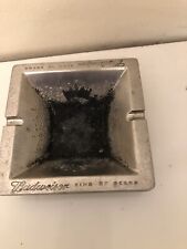 Budweiser metal ashtray 