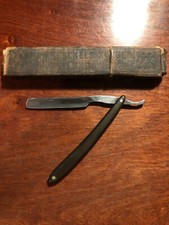 Antique / Vintage 231 RESPECT Silver Steel Straight Razor, Solingen, German Made