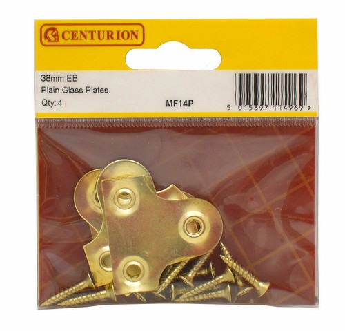 Brass plain glass - plain,
