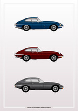 POSTER - JAGUAR E-TYPE