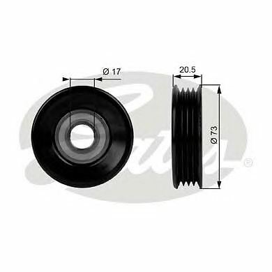 Ribbed belt tensioner pulley - belt,