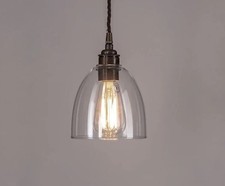 Bell Glass Pendant Light Small