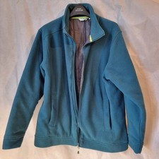 Fleece Green Full Zip Quilted Lining Size Medium Mens by James Pringle