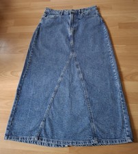 Denim Long Skirt Size 12 By Rita Ora NWOT Length 36 Inches Mid Blue