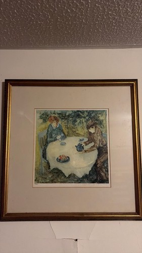 Afternoon tea lithograph - ‘afternoon, tea’