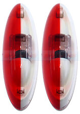 2x JOKON RED WHITE SIDE MARKER LAMPS LIGHTS ELDDIS AUTOQUEST SUNSEEKER MOTORHOME