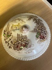 johnson brothers castle on the lake Dish With Lid vintage retro 