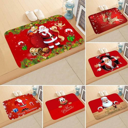 Christmas decor rugs santa - decor,