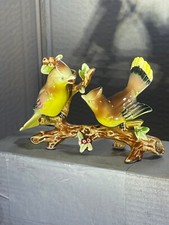 Ceramic Pair of Birds on