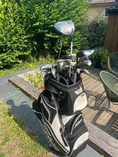 Full golf club set with bag in