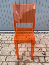 Philippe Starck for Kartell Victoria Ghost Chair Clear Orange Crystal
