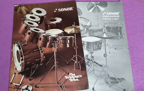Vintage sonor catalogue - vintage,