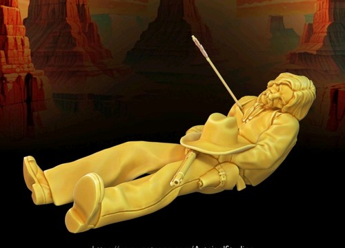 Scale wounded wild west - wounded,