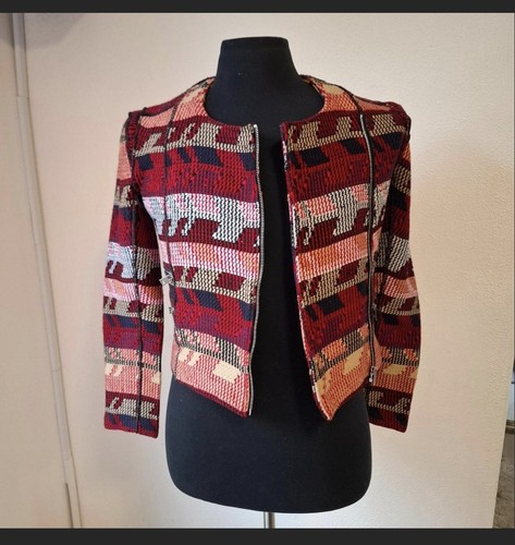 Maje vanda tweed biker jacket - maje,