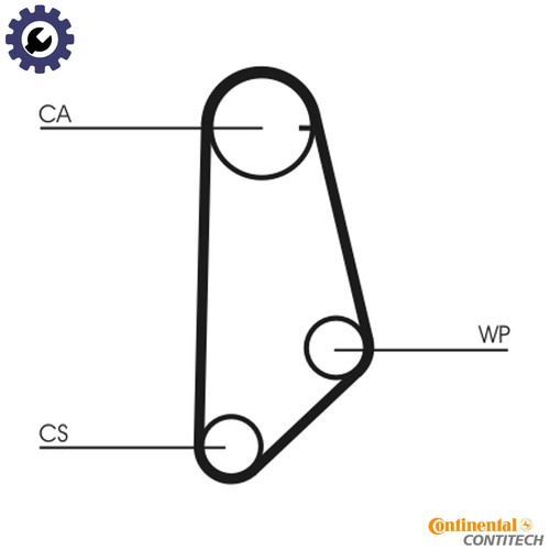 Timing belt ct635 - timing,