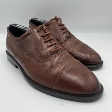 CLARKS | MEN | BROWN LEATHER | LACE UP BROGUES SHOE SIZE UK 7.5 + SHOE TREES (1)