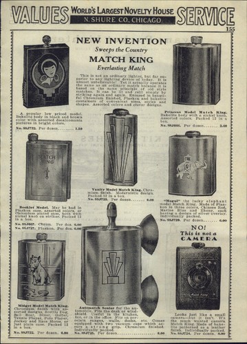1934 paper match king - ad,