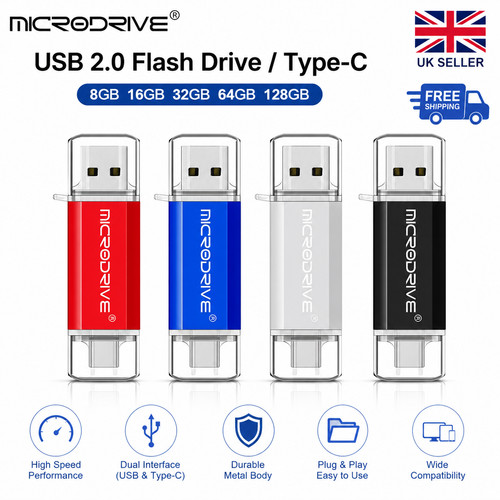 Usb type stick 4gb 8gb - c, 16gb