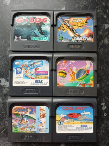 Sega game gear - game, x6