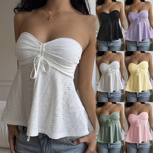 Womens vest cami boob tube - cami,
