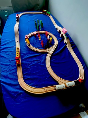 Tt7 wooden train track - wooden, layout