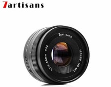 7artisans 50MM F1.8 MANUAL Fixed LENS Micro 4/3 Mount Black gx gh omd