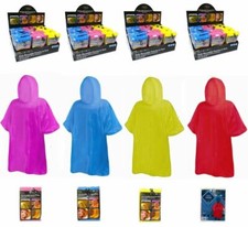 Kids & Adults Poncho Waterproof Reusable Raincoat for Hiking  & Walk