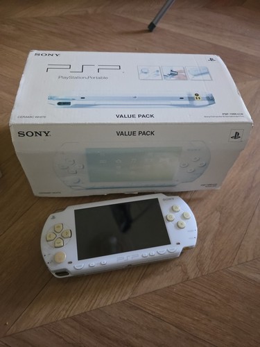 Sony psp white handheld - sony,