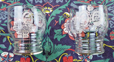 1937 Glass Tumblers x 2 -
