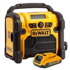 Dewalt DCR020 10.8-18V XR DAB(+)/FM Digital Jobsite Radio with 1 x 2.0Ah Battery