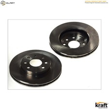 2x BRAKE DISC 6046670 FOR MG ROVER 45/Hatchback 200/II/Convertible 25 400 1.4L