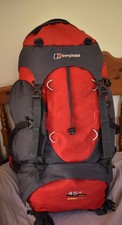 Large Berghaus Rucksack Back Pack 45 + 8 BIOFIT VERDEN Hip fastener
