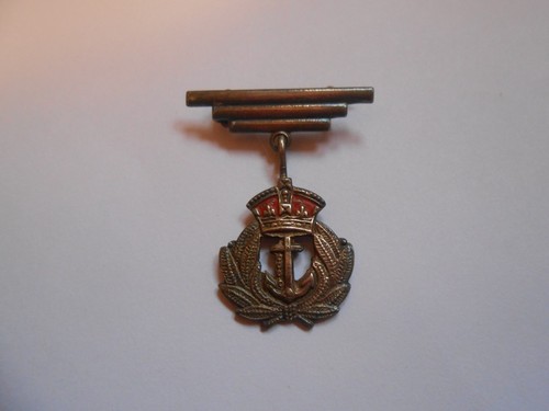Royal navy silver enamel - ,