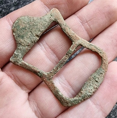 Metal detecting find - metal, buckle