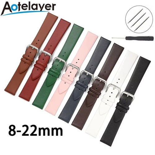 Leather watch strap - leather,