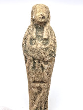 Large Egyptian Ushabti Figurine 20cm Ancient Style Stone Faience Statue