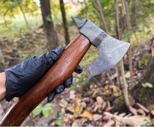 Handmade Damascus Steel Axe