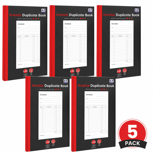 5pk carbon duplicate invoice - duplicate,