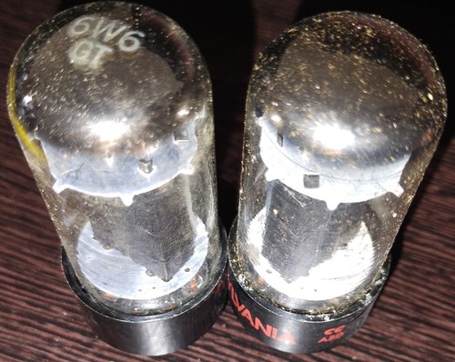 6w6gt vacuum tubes nos - tubes, tested